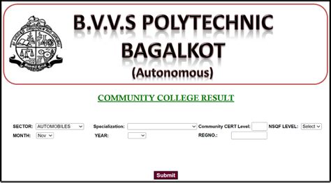 bvvs polytechnic result|BVVS Polytechnic Result 2023 (Link Out: 4th Sep) Get Score Card.